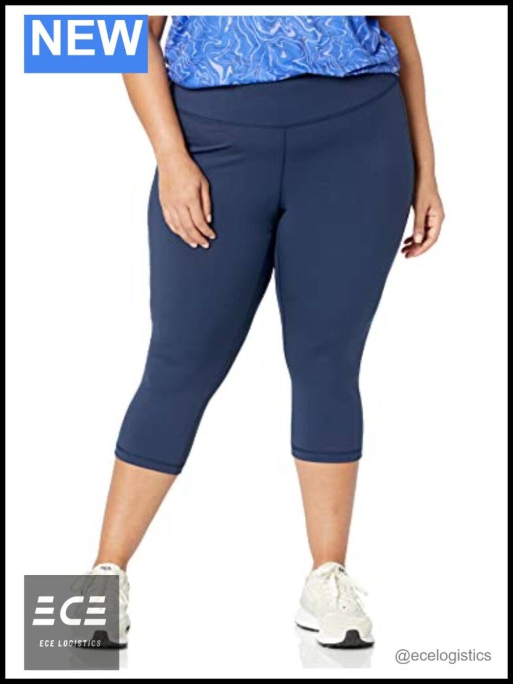 High Waisted Active Sculpt Cropped Capri Leggings